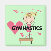 GYMNASTICS - Love Gymnastics Tshirts and Gifts Refrigerator Magnet