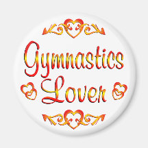 Gymnastics Lover Refrigerator Magnets