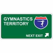 Gymnastics Next Exit Photo Sculpture