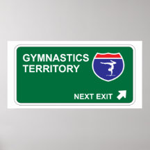 Gymnastics Next Exit Poster