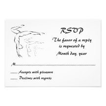 Gymnastics RSVP Personalised Announcements