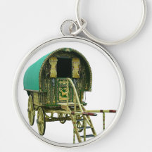 Gypsy bowtop caravan key chains