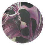 GYPSY VANNER HORSE DINNER PLATES