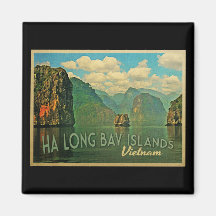 Ha Long Bay Islands Vietnam Fridge Magnets
