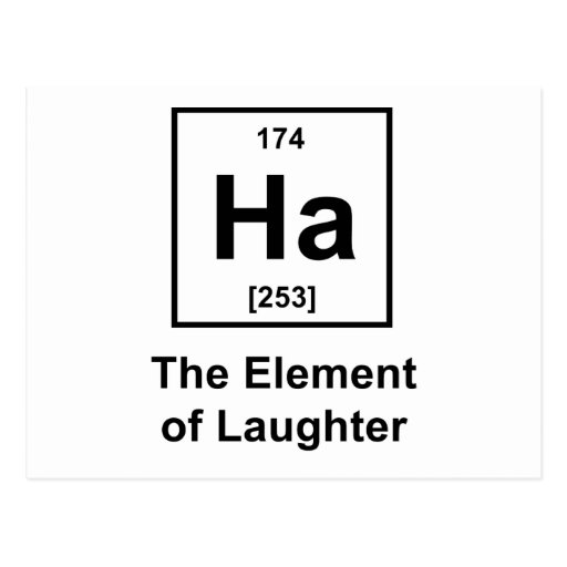 Ha, The Element of Laughter Postcards