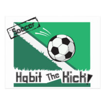 Habit the kick postcards