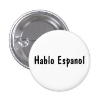 Hablo Espanol Pin