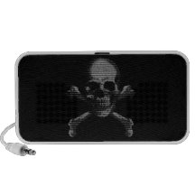 Hacker Skull and Crossbones Speaker