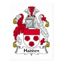 Hadden Family Crest Post Card