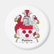 Hadden Family Crest Refrigerator Magnets