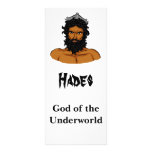 Hades information card customized rack card