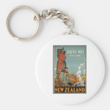 Haere Mai Welcome To New Zealand Key Chain