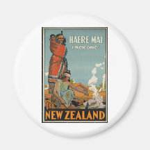 Haere Mai Welcome To New Zealand Magnets