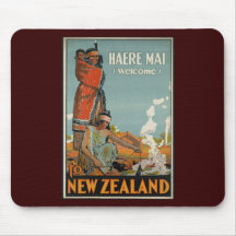 Haere Mai Welcome To New Zealand Mouse Pads