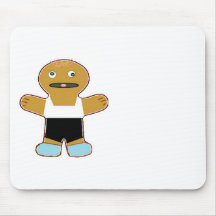 haha ginger bread man mousepads