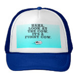 haha its a funny cow mesh hats
