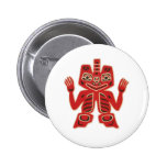 Haida Blanket Design Pinback Buttons