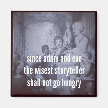 Haiku Fridge Magnet - Since Adam & Eve