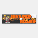 Hail to the King - Invader on Board Bumper Sticker
