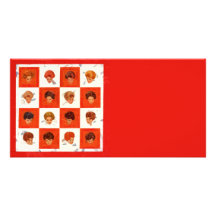 Hair Colour Bingo Photo Card Template