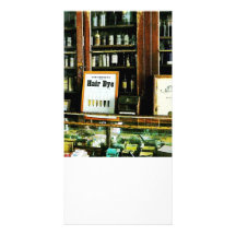 Hair Dye Personalized Photo Card