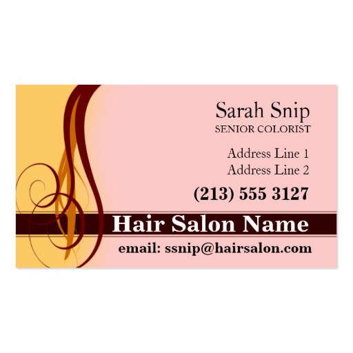 Hair Salon Business Card