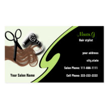 Hair Salon businesscards Business Cards