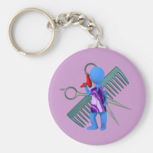 Hair Stylist Key Chain
