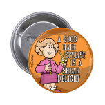 Hair Stylist Pinback Button