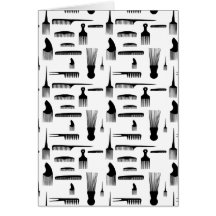 Hair We Go Fashion Greeting Cards