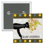 HairStylist Salons Pinback Button