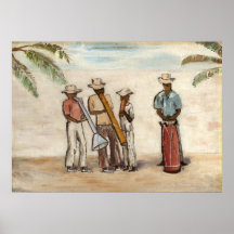 Haitian Street Musicians Posters