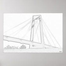 Hale Boggs Bridge Print