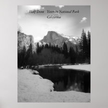 Half Dome Winter poster