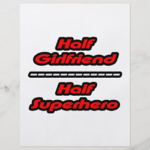 Half Girlfriend Half Superhero Custom Flyer