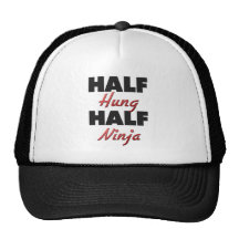 Half Hung Half Ninja Trucker Hats