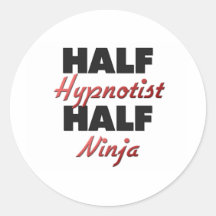 Half Hypnotist Half Ninja Sticker