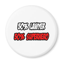 Half Lawyer...Half Superhero magnets