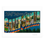 Half Moon Bay, California - Large Letter Scenes Postcard