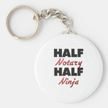 Half Notary Half Ninja Keychains