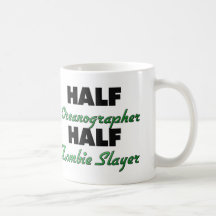Half Oceanographer Half Zombie Slayer Coffee Mug
