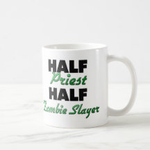 Half Priest Half Zombie Slayer Mug