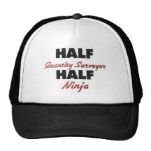 Half Quantity Surveyor Half Ninja Mesh Hats
