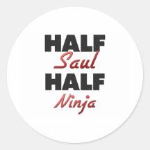 Half Saul Half Ninja Stickers