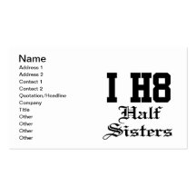 halfsisters business card template
