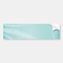 HALFTONE DOTTED PALE LIGHT BLUE WHITE DIGITAL SWIR BUMPER STICKERS