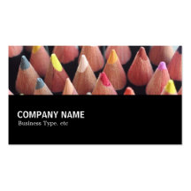 Halfway 0106 - Colour Pencils Business Card Templates