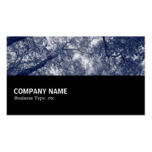Halfway 0109 - Blue Autumn Business Card Template