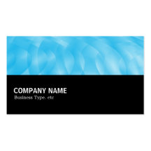 Halfway 0112 - Blue Curves Business Cards