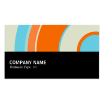 Halfway 0114 - Colourful  Circle 03 Business Cards